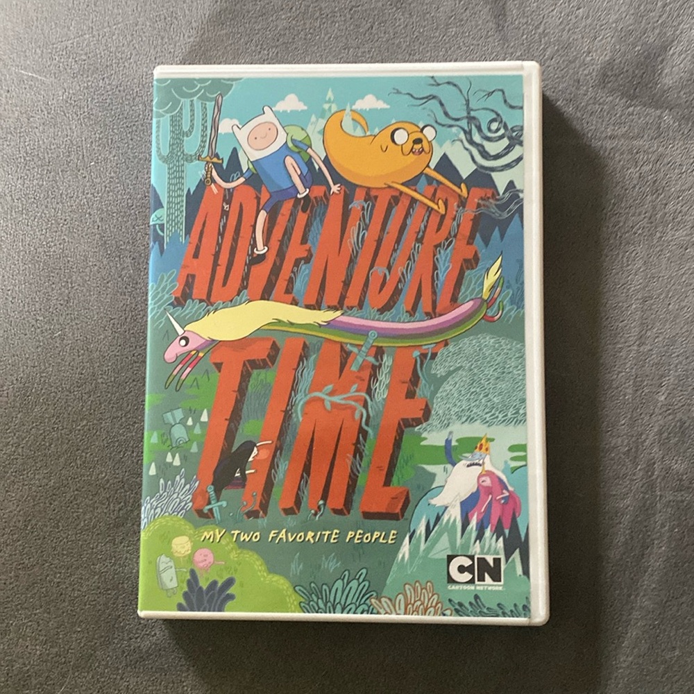 Adventures Time “ my two favorite people” DVD with special poster card in case